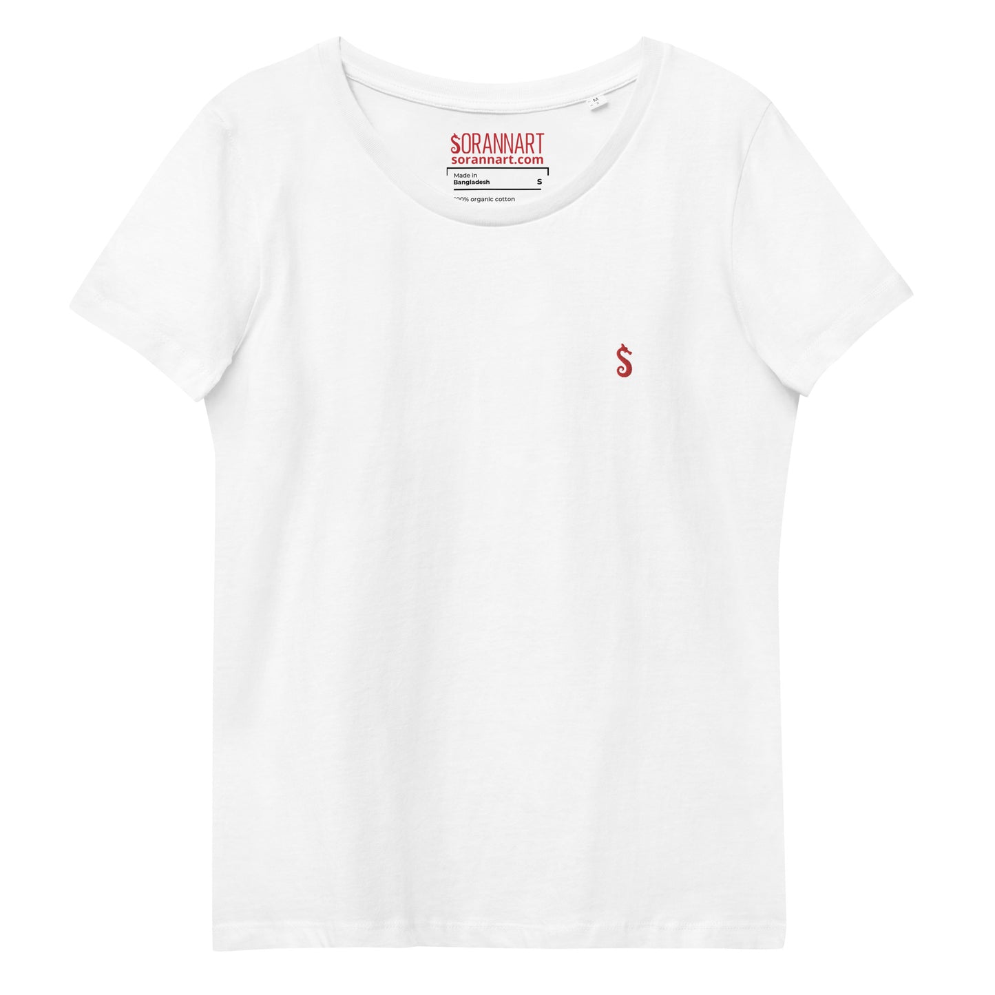 Women's fitted eco organic tee - SorannArt brand